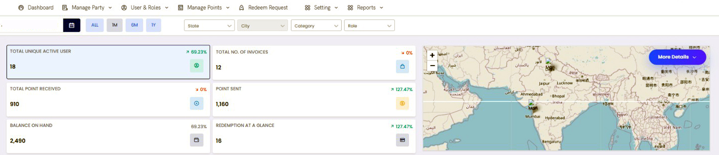 Nexxt Step Up platform dashboard